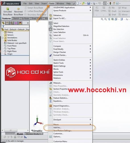 Nguyên nhân - khắc phục Solidworks khởi động chậm